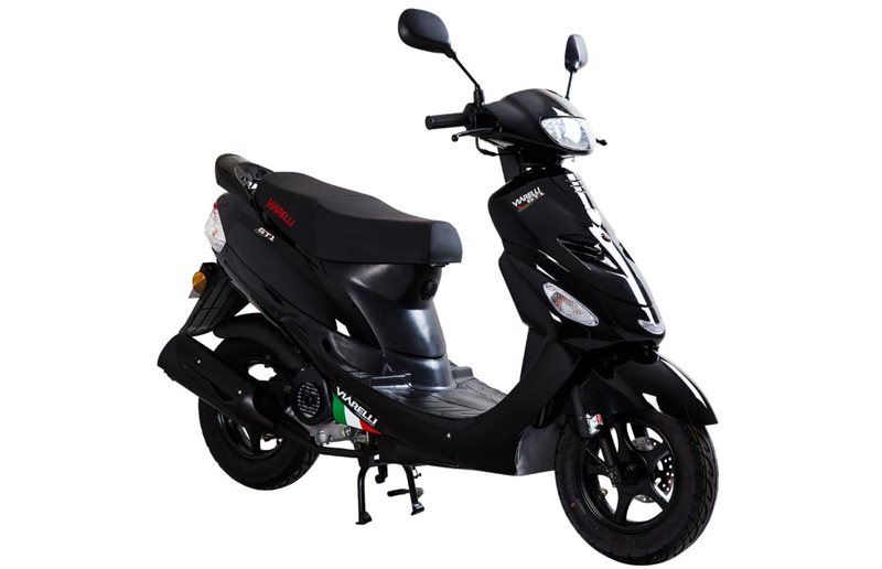 Viarelli Moped Gt1 Svart 45Km/H (Euro 5 Klass 1 Moped) Black