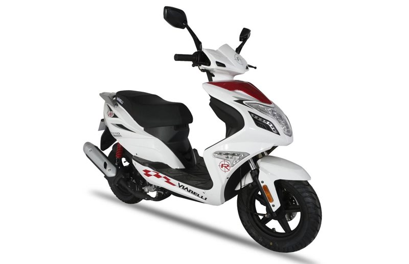 Viarelli Moped Rivetto 45Km/H (Euro 5 Klass 1 Moped) White