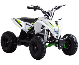 X-Pro Elfyrhjuling Speedbug El-Atv White/Green