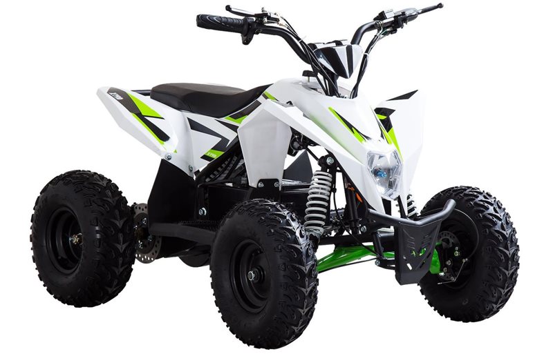 X-Pro Elfyrhjuling Speedbug El-Atv White/Green