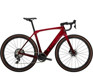 Trek E-Racer Domane+ SLR 7 AXS Karbon Rød Røyk