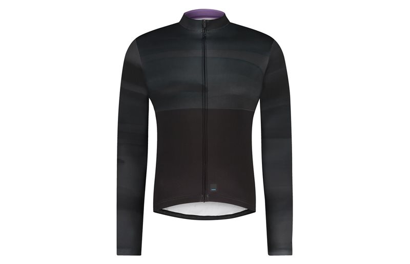 Shimano Cykeltröja Herr Vertex L.s. Jersey Black Print