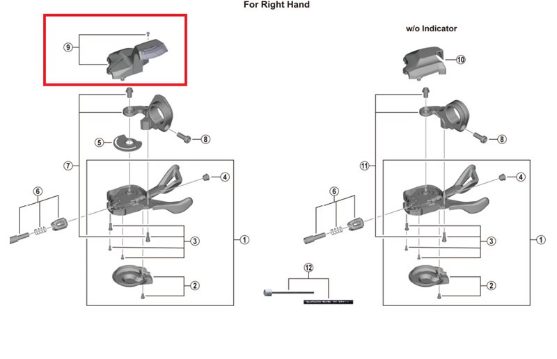 Shimano Kiinnike ja Kiinnitysruuvi W S:lle