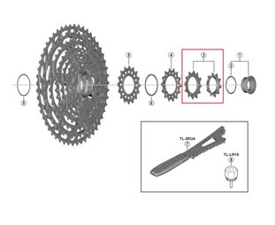 Irtorattaat Shimano M9100 12-vaihteinen 10-12T