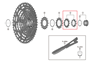 Irtorattaat Shimano M9100 12-vaihteinen 10-12T