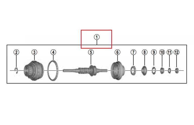 Shimano Navisisäosa 187mm Sg-C7000-5R5V
