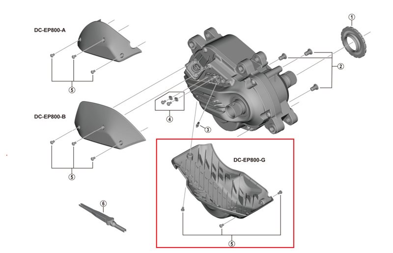 Shimano Cover Fixing Screws 3Pcs Du-Ep80