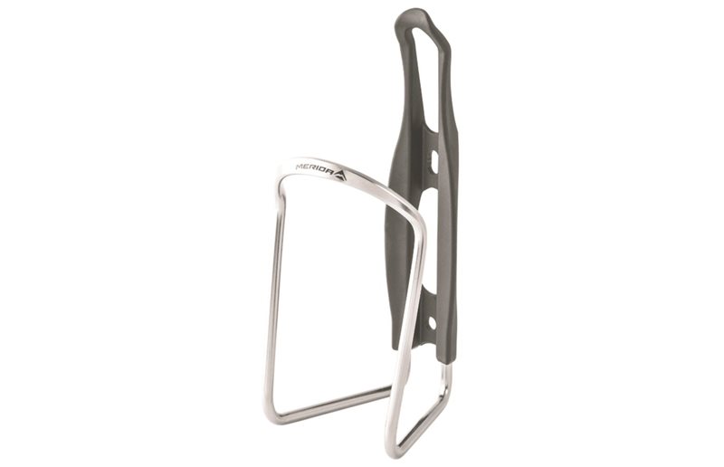 Flaskeholder Merida aluminium/plast Silver