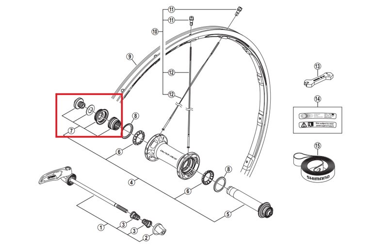 Kartio Shimano Vasemmanpuoleinen HB-9000