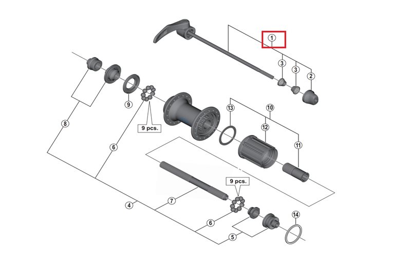 Shimano Hurtigudløser 105 FH-5800