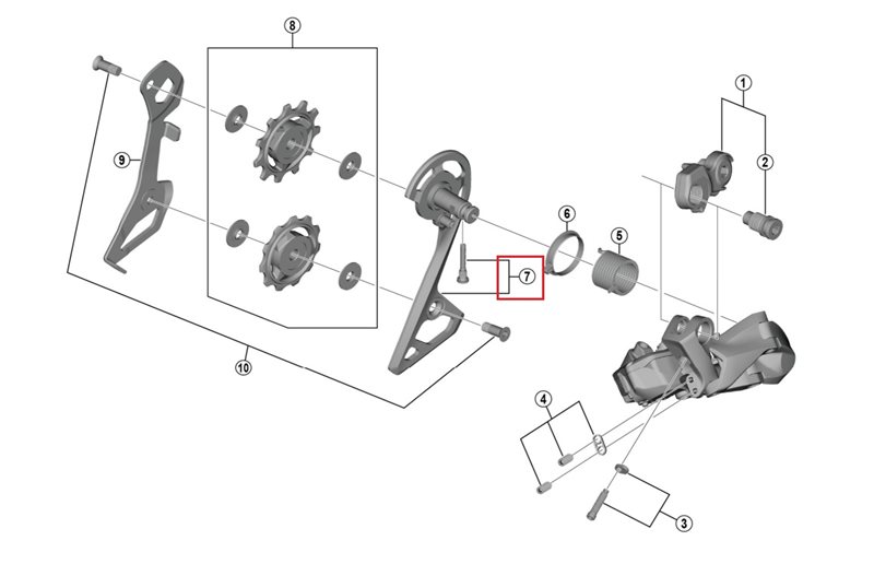 Shimano Ulkolevy & Kiinnitysruuvi