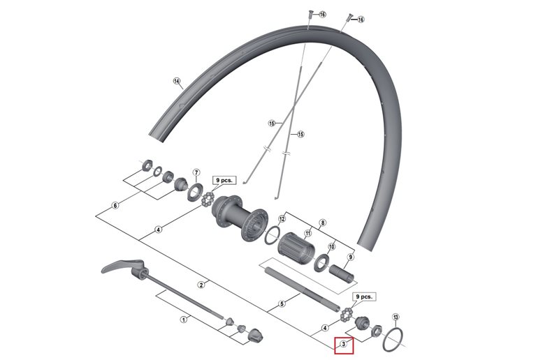 Kartio Shimano WH-RS010