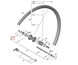 Kartio Shimano WH-R501 Vasen Takana