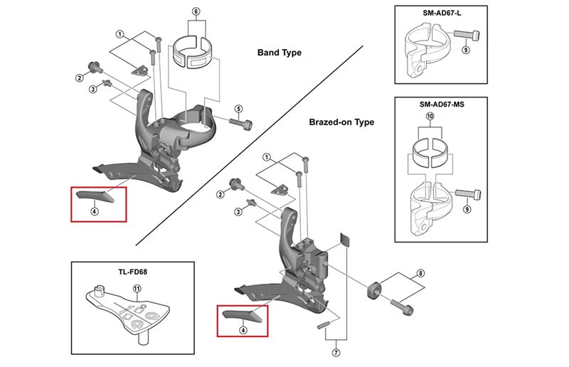 Shimano Konverteringsplade
