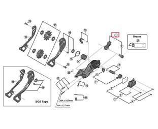 Shimano Takavaihtajan Kiinnitys