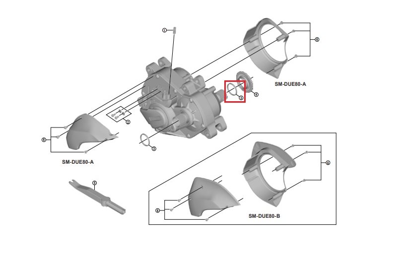 Shimano Spacer -välilevy