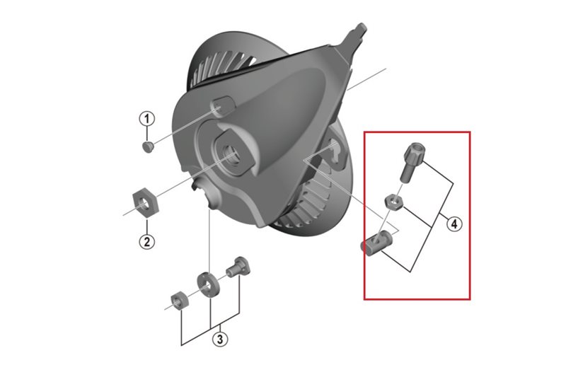 Shimano Vaijerikuoren Stoppari Säädettävä