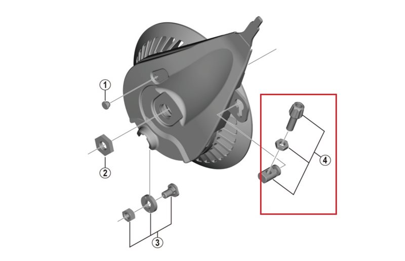 Shimano Vajerhylsterstop Justerbart
