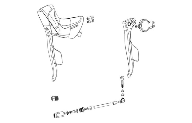 Sram Shifter Clamp Kit, Right And Left