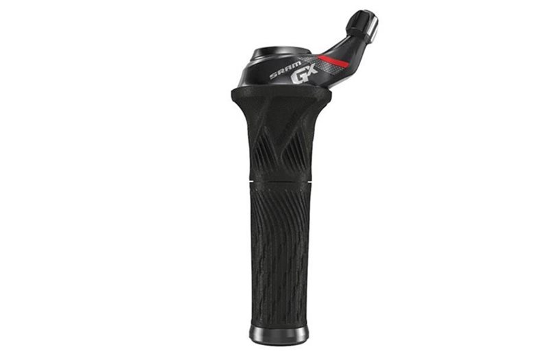 SRAM Vaihdevipu Twist Shifter GX Etuvaihtaja 2-vaihteinen Musta/Punainen