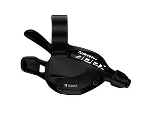 Gearskifter SRAM Apex 1, højre, flatbar, 11 gear, sort/hvid