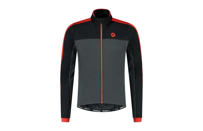 Rogelli Cykeljakke Freeze Grey/Black/Red