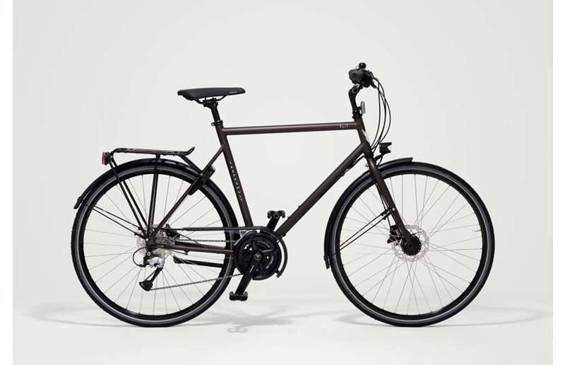 Hybridipyörä Skeppshult Elit 18-vaihteinen Mahogny Matt