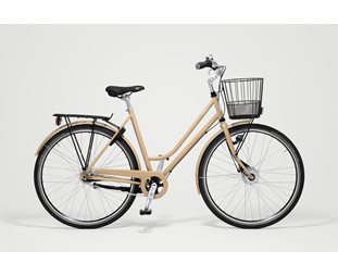 Skeppshult Naisten polkupyörä Nova Premium 7-vaihteinen sis.kori Vaalea persikka