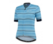 Rogelli Naisten pyöräilypaita Stripe SS W Blue
