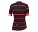 Rogelli Naisten pyöräilypaita Stripe SS W Bordeaux Coral