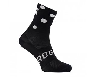 Rogelli Sykkelstrømper Sprinkle Socks Black/White