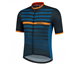 Rogelli Pyöräilypaita Stripe Jersey SS Sininen/Oranssi