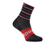 Rogelli Cykelstrumpor Stripe Socks Black/Red