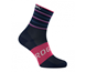 Rogelli Sykkelstrømper Stripe Socks Blue/Pink