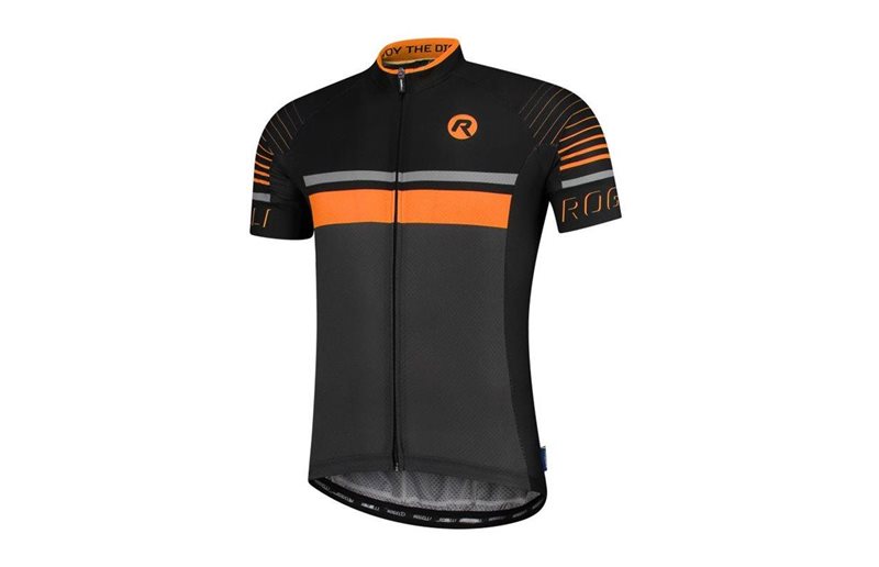 Rogelli Cykeltröja Hero Grey/Black/Orange