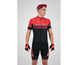 Rogelli Cykeltröja Hero Black/Red/Bordeaux