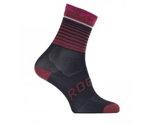 Rogelli Sykkelstrømper Impress Socks Bordeaux/Rosa
