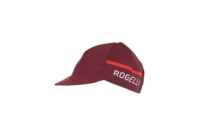 Rogelli Pyöräilylippis Hero Cap Bordeaux/Red