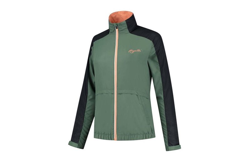 Rogelli Naisten vapaa-ajan takki Snake Women Black/Green/Coral