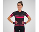 Rogelli Cykeltröja Impress Women Bordeaux/Pink