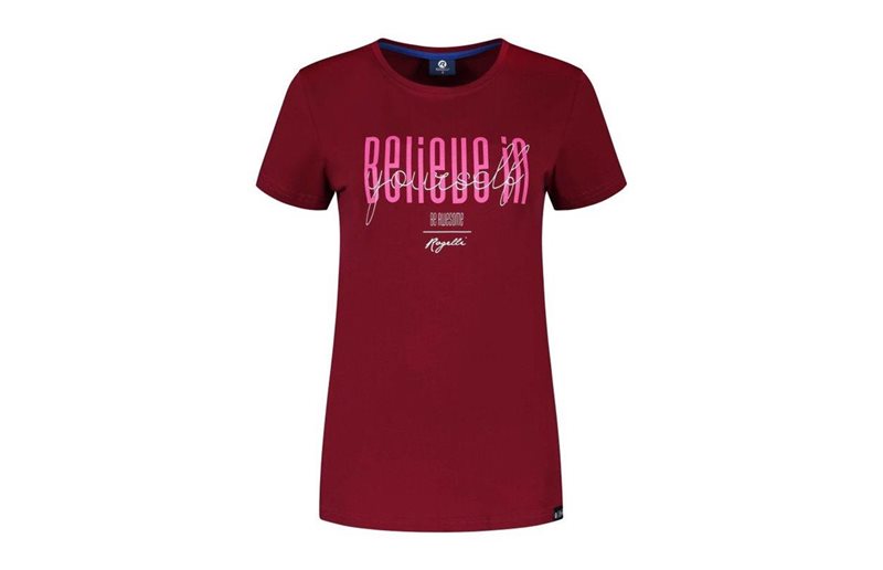 Rogelli Fritidströja Graphic T-shirt Women Bordeaux