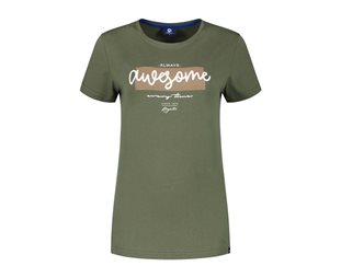 Rogelli Vapaa-ajan Graafinen T-paita Naisille Vihreä