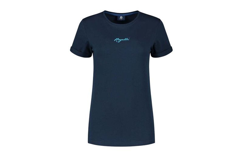 Rogelli Fritidsgenser Logo T-skjorte Dame Marineblå