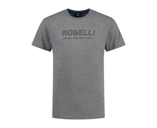 Rogelli Logo Vapaa-ajan T-paita Grey Melange