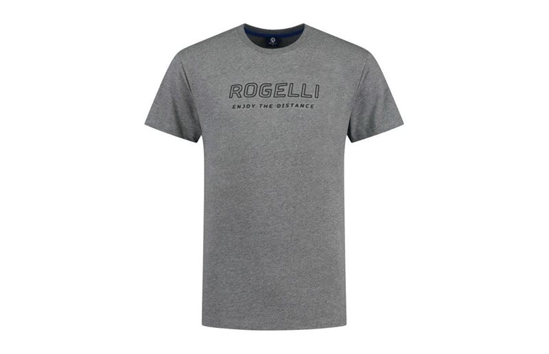 Rogelli Logo Vapaa-ajan T-paita Grey Melange