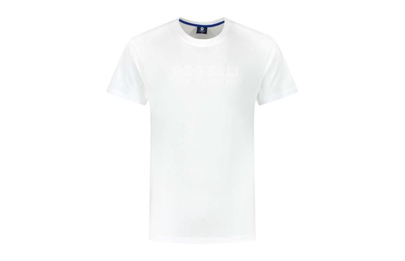 Rogelli Fritids-T-skjorte Logo White
