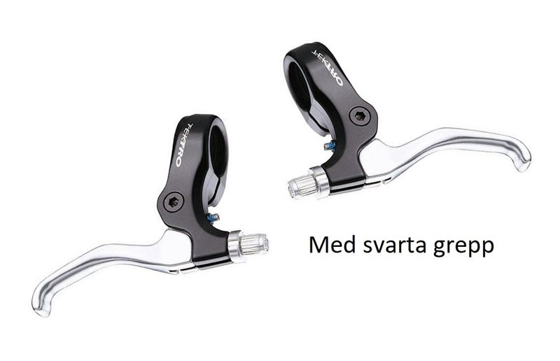 Tektro Bremsespake Aluminium 2-finger, for kaliper eller U-brems.