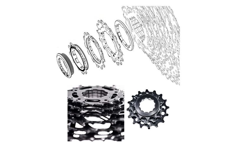 Tektro Utbytesklingor CS-M350 11-13-16T replacement cogs