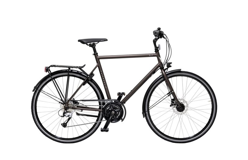 Hybridipyörä Skeppshult Elit 18-vaihteinen Mahogny Matt