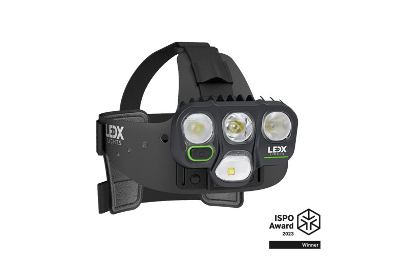 LEDX Hodelykt Mamba X-pand G4 4500 Kit Med Hodebånd & 106Wh Batteri